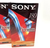 Sony Premium 180 Videocassette (2 pack)