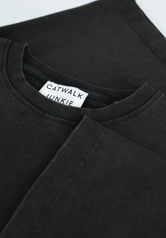 Catwalk Junkie Ts Nuna Tops & T-shirts Dames - Shirt - Grijs - Maat 36