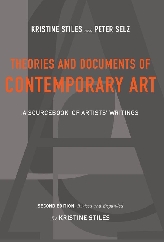 Theories & Documents Of Contemporary Art