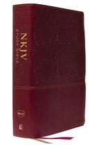 NKJV Study Bible, Leathersoft, Red, Full-Color, Thumb Indexed, Comfort Print