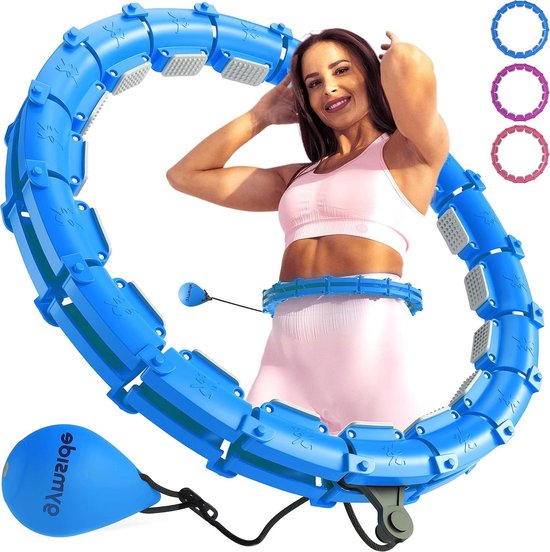 Gymside Hoopside Pro-Stille Smart Hoelahoep, valt niet af