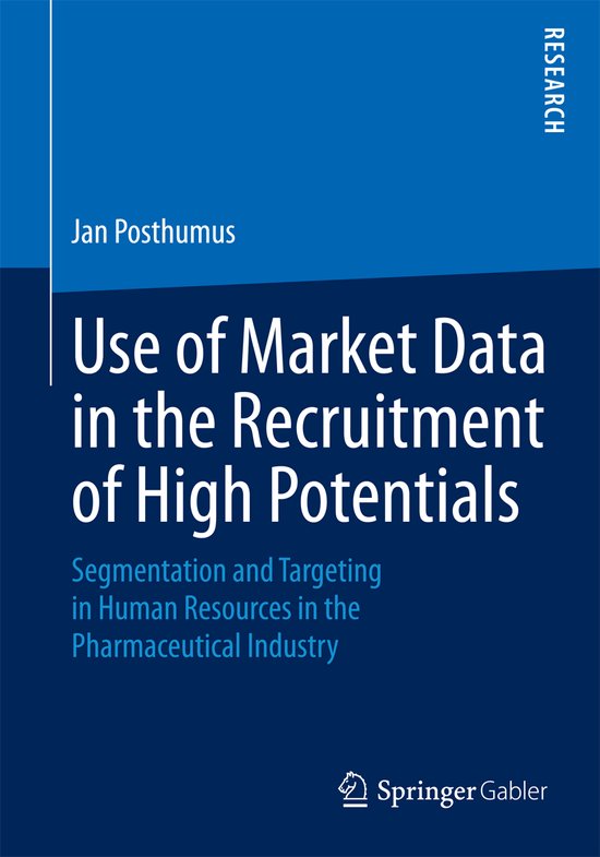 Use of Market Data in the Recruitment of High Potentials - cover