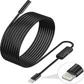 USB Endoscoop iphone – Draadloze Inspectiecamera HD – WiFi endoscoop inspectie camera – Zwart