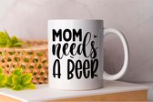 Mok Mom needs a beer - Beer - funny - HoppyHour - BeerMeNow - BrewsCruise - CraftyBeer - Proostpret - BiermeNu - Biertocht - Bierfeest