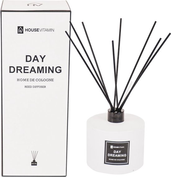 Housevitamin Diffuseur de roseaux Diffuseur d'arômes Bâtons parfumés - Day Dreaming - Mega Packaging - 500 ML