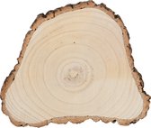J-Line boomschors Onregelmatig Paulownia - schors - hout - naturel - small
