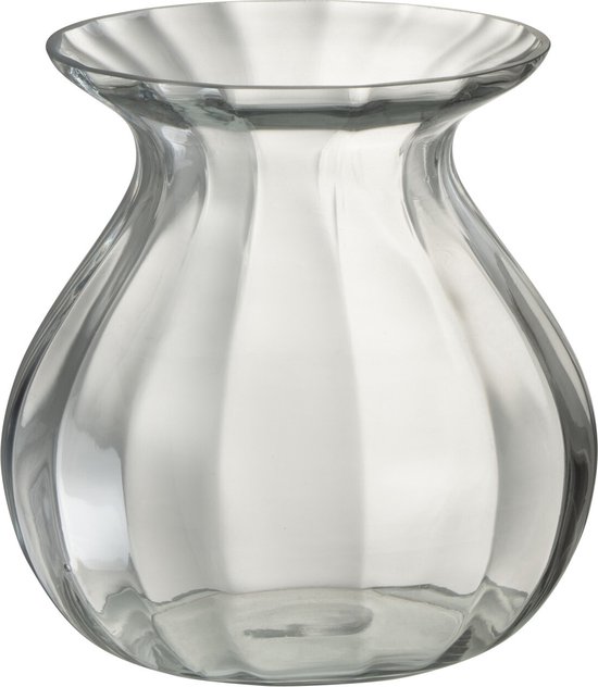 J-Line Vase Amo Verre Transparent Large