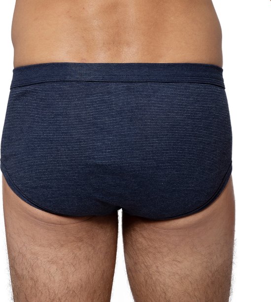 ESGE Lot de 3 slips pour hommes avec fermeture sur le devant - Jeans à fines côtes