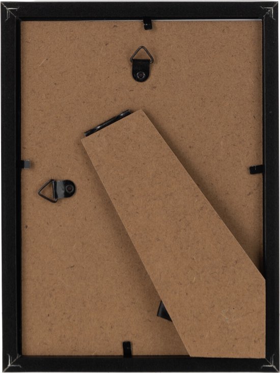 J-Line cadre photo Basic - bois - noir - small - 2 pièces