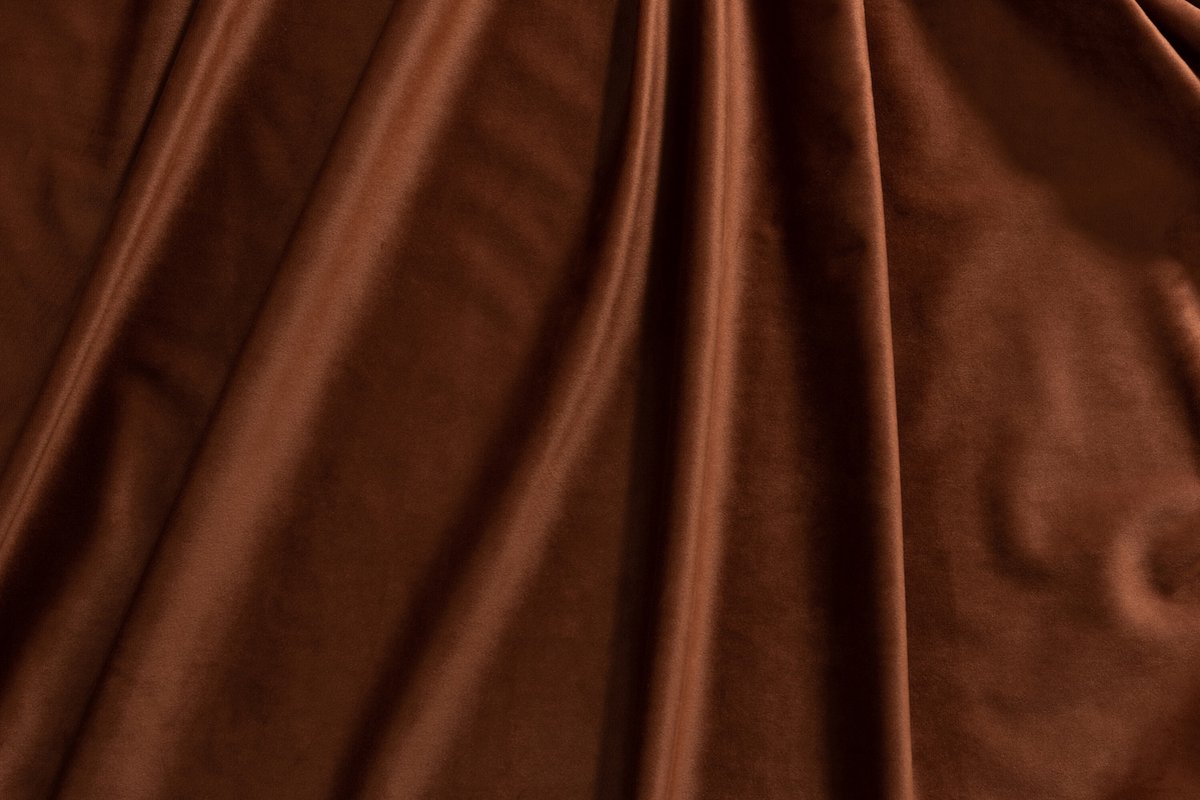 J-Line stof Lang - velvet - bruin - 500 x 280 cm