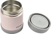 BEABA Portion inox isotherme 300 ml (brouillard foncé / rose clair)