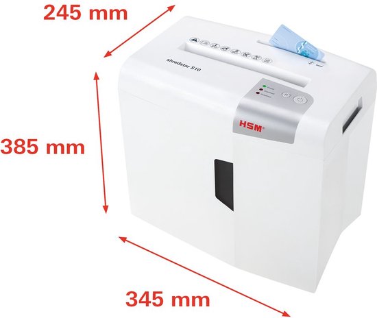 HSM Shredstar X5 - Destructora de papel compacta, 4.5 × 30 mm, depósito confeti HSM Shredstar X5 - Destructora de papel compacta, 4.5 × 30 mm, depósito confeti