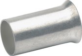 Klauke 7612 Adereindhulzen 10 mm² Ongeïsoleerd Zilver 100 stuk(s)