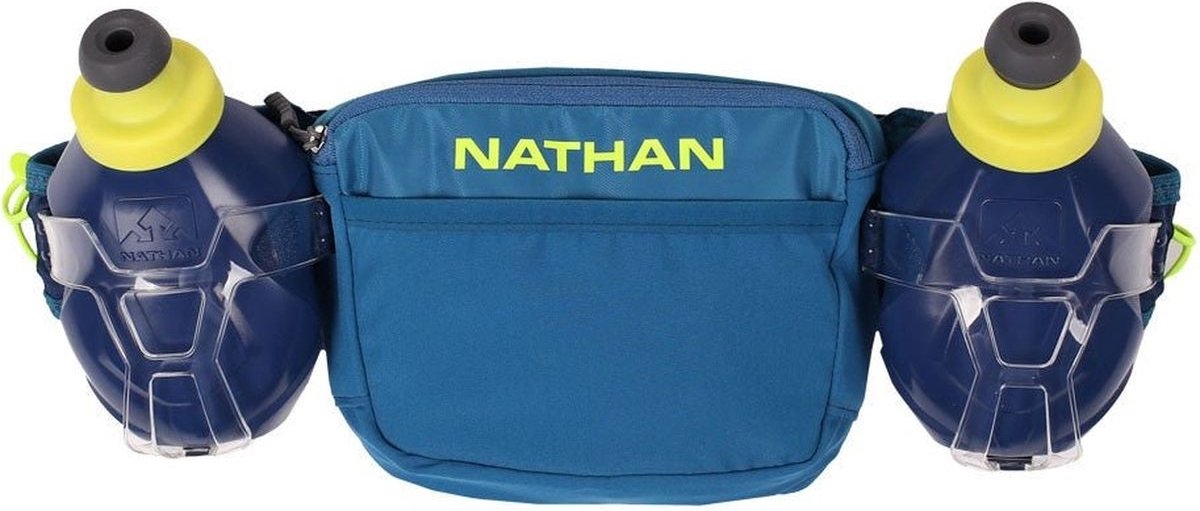 Nathan Trail MIX Plus 3.0 Hydratatieriem - Diep Blauw / Fluogeel | Maat: ONE SIZE