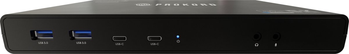 Prokord Workplace Docking Station USB-C 5K Dual Monitor - Charge