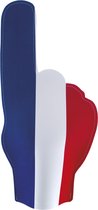 Funny Fashion Supporters feestartikelen - foam hand - vlag Frankrijk - 50 cm - Landen versiering