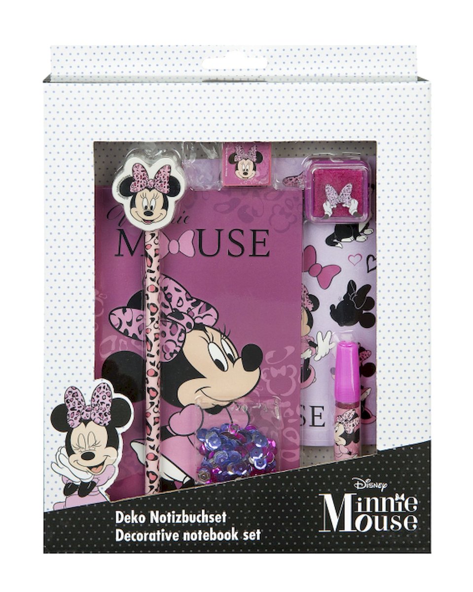Undercover - Minnie Mouse Notitieboekset Decoratief - Kunststof - Multicolor -