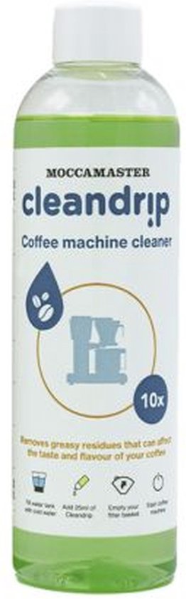 Moccamaster - Cleandrip (cleandrop) - Coffee Machine Cleaner (voor filterkoffie machines en handmatige zetmethodes)