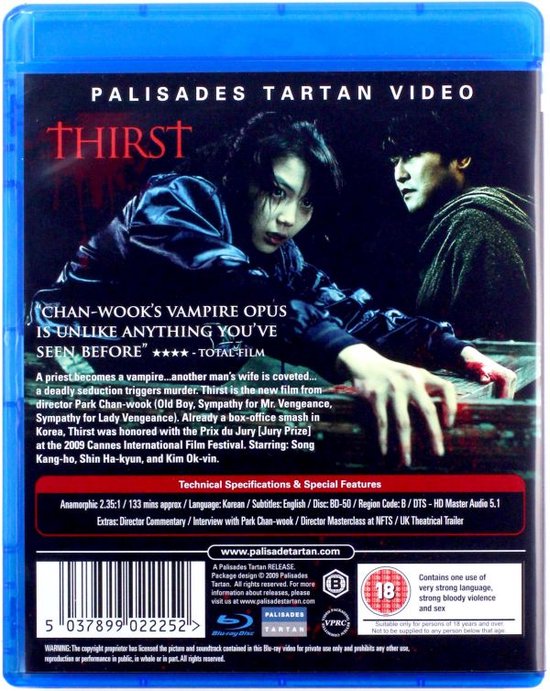 Thirst (Blu-ray), Seo Dong-soo Dvd's bol