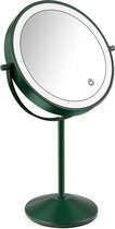 make-up spiegel 7x vergrote 360 graden roterende tafel spiegel 3 kleuren verlichtingsmodi Bureaulamp spiegel met touchscreen