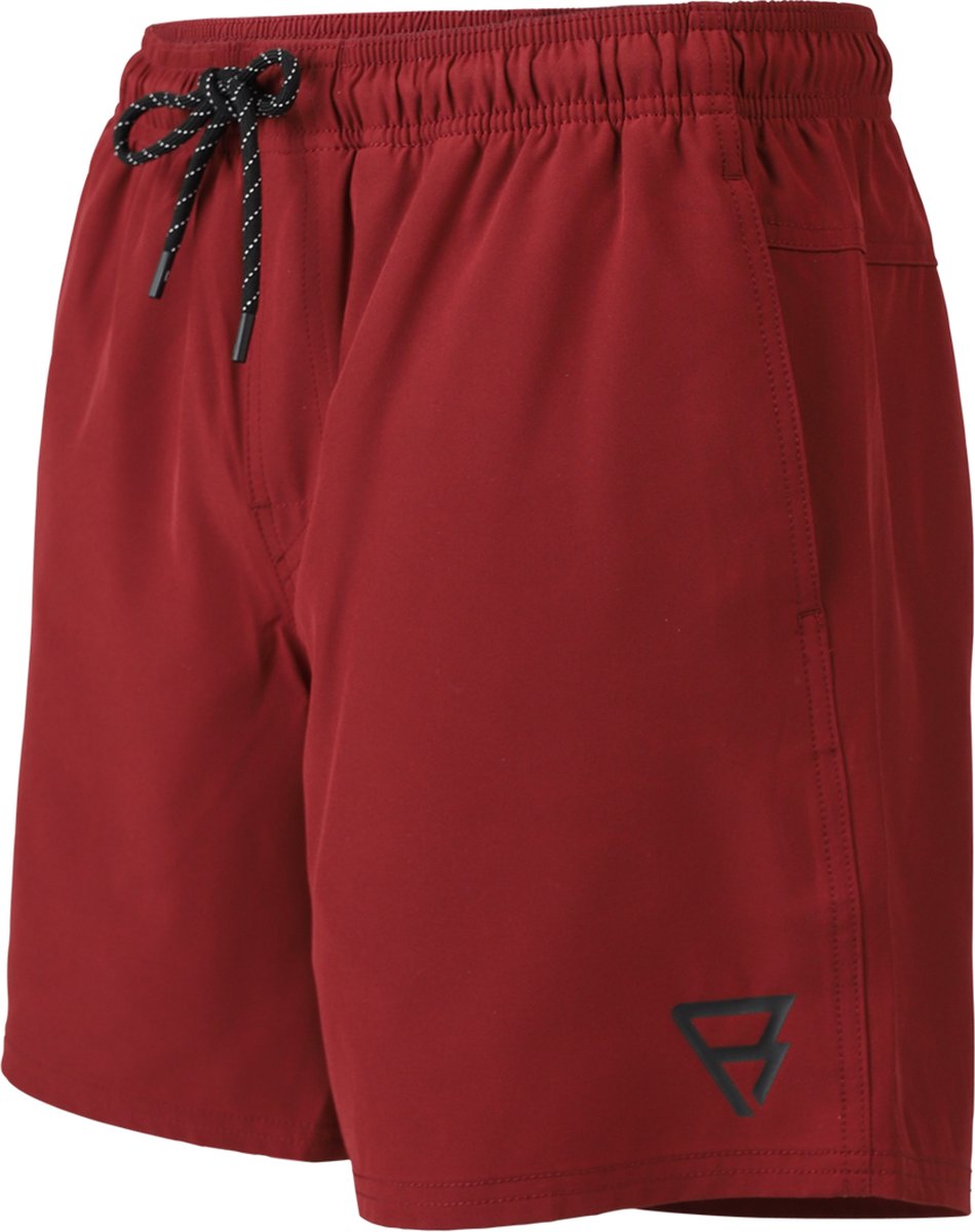 Brunotti Bru - conic Zwembroek Heren - Zwemshort met 4 - Way Stretch - Rust Red — afbeelding 8