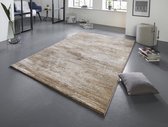 Flycarpets Elle Decoration - Modern Design Vloerkleed - Trappes - Bruin / Creme - 200x290 cm
