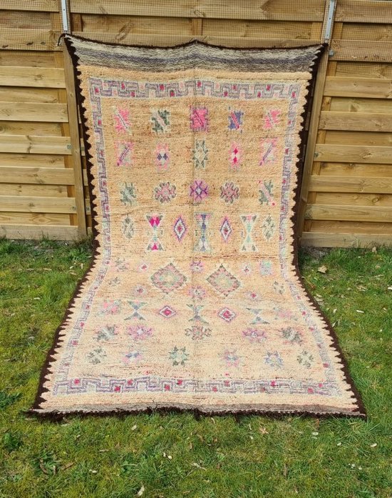 Vintage vloerkleed - Berber tapijt 356x165 cm