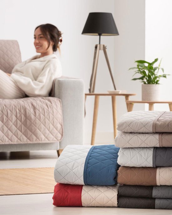 Belmarti® Bankbeschermer Duo 110cm Breed – Zwart – Dubbelzijdig, beschermt tegen vlekken, haren en krassen – ideaal voor gezinnen met kinderen en huisdieren, machinewasbaar