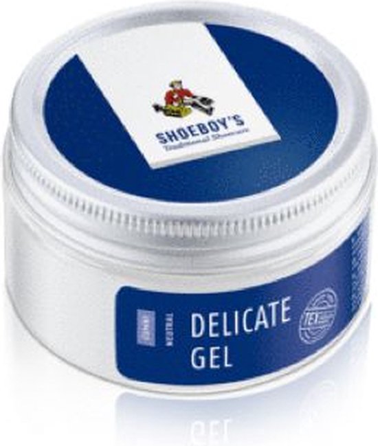 Shoeboy'S Delicate gel - Milde reinigende en verzorgende gel voor gevoelige leersoorten - 50ml