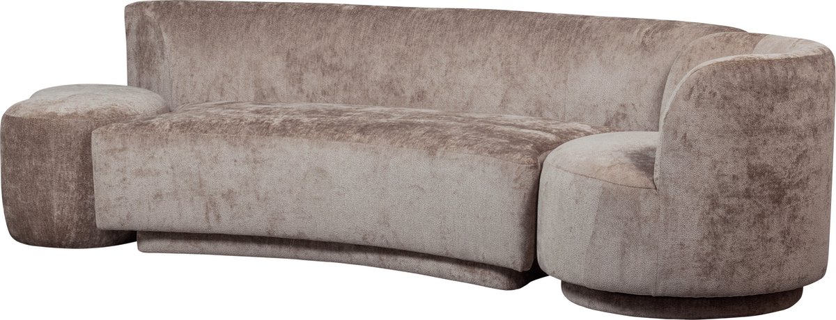 WOOOD Combi-Popular Modulaire Bank - Chenille - Taupe - 72x345x97
