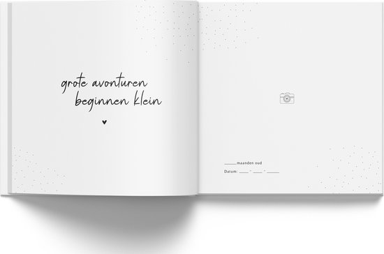 Fyllbooks Babyboek Mijn eerste jaar - Linnen Beige