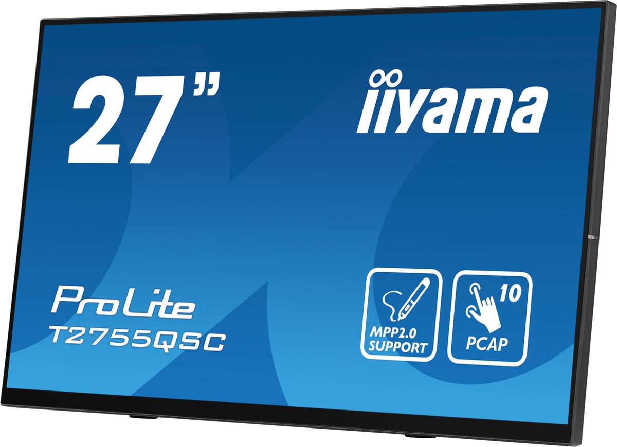 IIYAMA TFT T2755QSC 68.4cm IPS TOUCH 27''/2560x1440/HDMI/DP/2xUSB 3.2 Hub