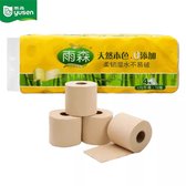 Yusen 4-laagse Bamboe Toiletpapier, 12 Rollen x 170 Vellen, 104mm*125mm, WC, Papier, ECO-vriendelijk, Moeder en kinderveiligheid, 100% natuurlijke bamboepulp, Geen additieven, Super zacht & sterk