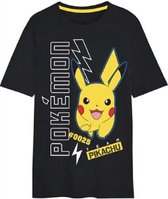 Pokémon - T-shirt Pokémon Pikachu - jongens - maat 122/128