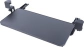 Rakmishop - Toetsenbord houder - Uitschuifbaar - Toetsenbord lade - Toetsenbord standaard - 52x25cm - Grijs