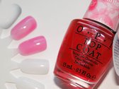 O.P.I. top coat, sheer tints - be magentale with me