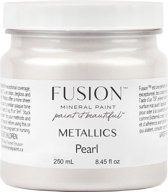 Foto: Fusion metallic paint meubelverf parel acrylverf pearl 250 ml