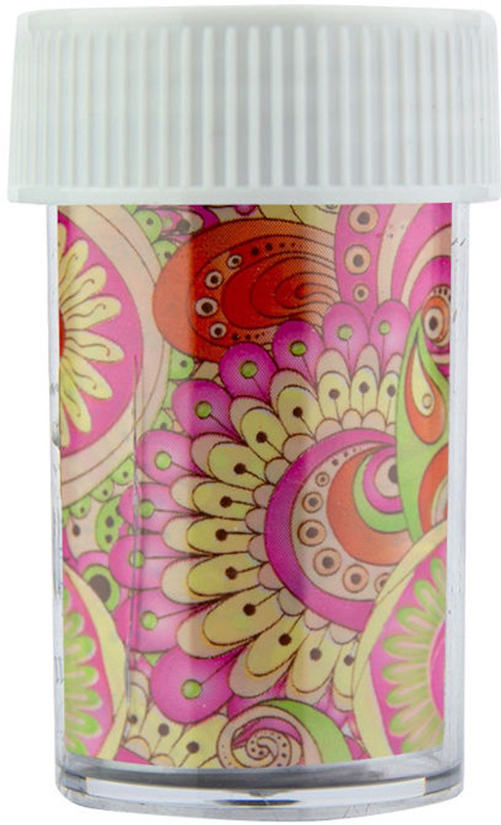 DRM Transferfolie Nageldecoratie 100cm. Retro Paisley #3