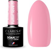 Claresa UV/LED Gellak Fallin' Love #6 - Donkerroze - Glanzend - Gel nagellak