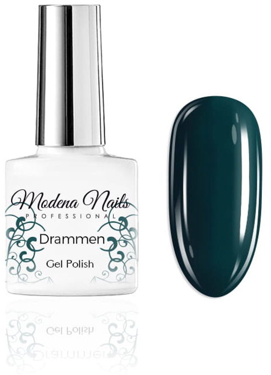Modena Nails Gellak Autumn/Winter - Drammen 7,3ml. - Donkergroen - Glanzend - Gel nagellak - Gel nagellak