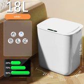 directly Prullenbak - Smart Prullenbak - Badkamer Accessoires - 18 Liter - Afval scheiden - Op Batterij - Slimme Sensor - Elektrische Afvalbak - Kleur Groen