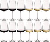 Bormioli Rocco Set de Verres à vin Nexo ( Verres à vin rouge et Verres à vin blanc) - 12 pièces