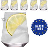 TEN® Elite Waterglas 510ml - 6 Stuks - Hoogwaardig Kristalglas - Kleine waterglazen - Waterglazen Set - Drinkglazen