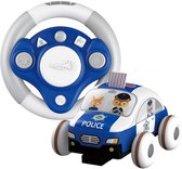 Eurekakids RC Politieauto - My First Afstandsbestuurbare Auto - Soft Touch Chassis - Met Stuurwiel en Eenvoudige Bediening