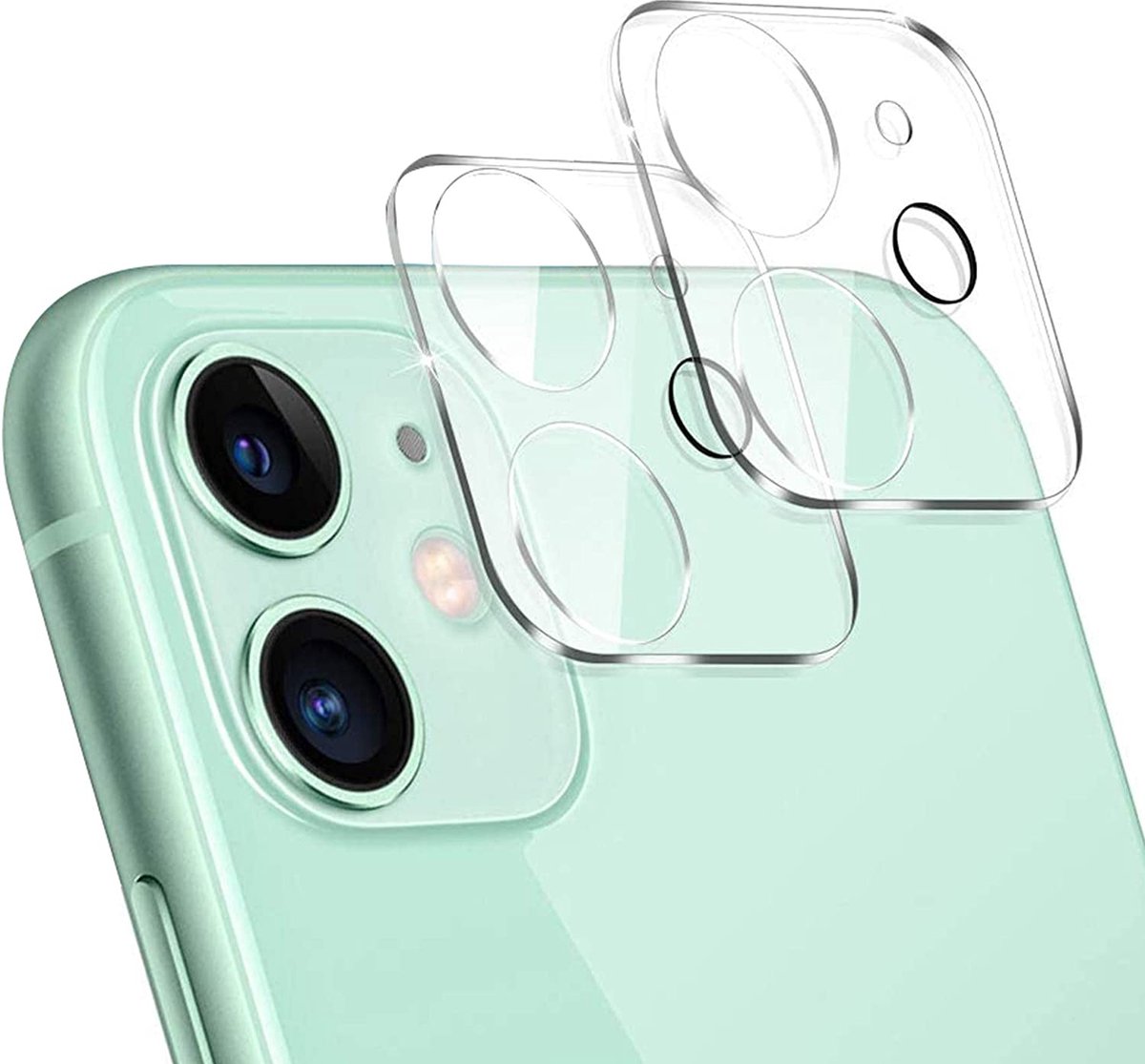 Camera Protector voor iPhone 11 - 2 stuks van glas Transparante glazen