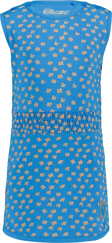 4PRESIDENT Meisjes jurk - Ibiza Blue - Maat 110 - Meisjes jurken
