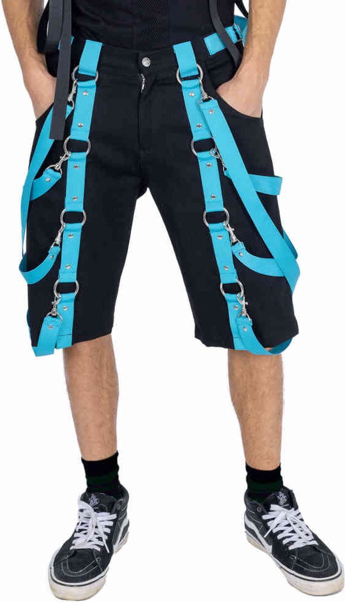 Poizen Industries Bryn Korte broek Taille inch Zwart
