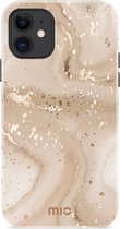 MIO MagSafe Apple iPhone 11 / XR Hoesje | Hard Shell Back Cover | Geschikt voor MagSafe | Gold Marble