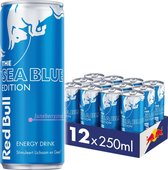 Red Bull - The Sea - Blue Edition - Juneberry - Canette - 12 pièces de 250ml