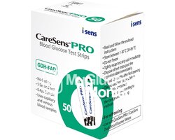CareSens Pro bloed glucosestrips